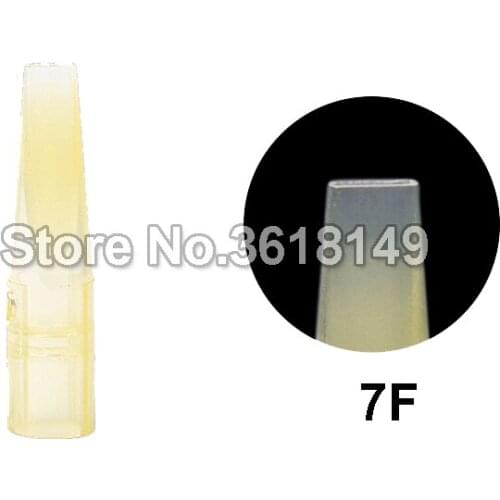New 1R 3R 5R 5F 7F Needles Caps Tattoo Needle Tips For Embroidery Machine Giant Sun Permanent Makeup Needle Tube Tips Nozzles