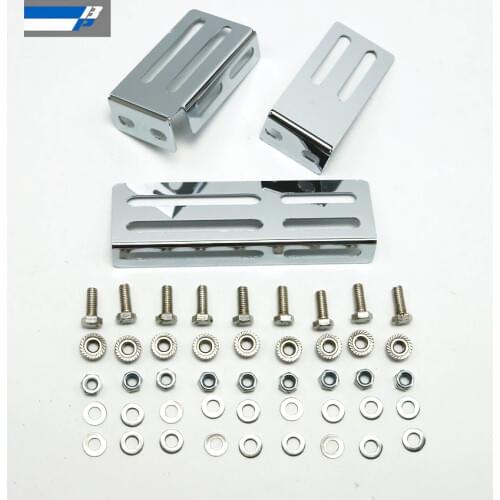 New stainlesss steel Universal Engine Oil Cooler Mounting Bracket Kit