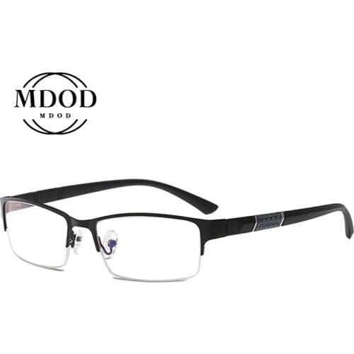 CRSD 2020 Men Myopia Glasses Women High Quality Half-frame Diopter Glasses Business Male Presbyopic Eyeglasses Reading Glasses