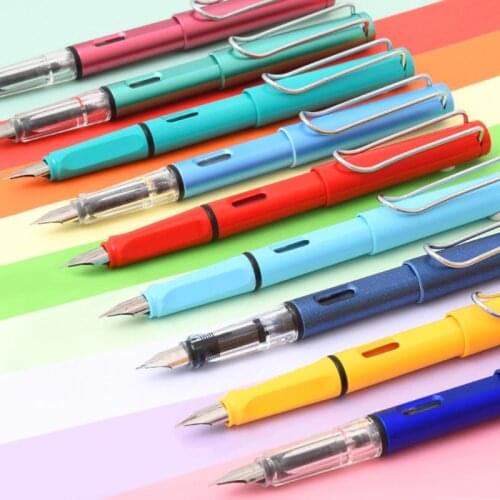 0.38mm Fountain Pen Student Office Stationery Supplies Ink Pens for Writing DXAB
