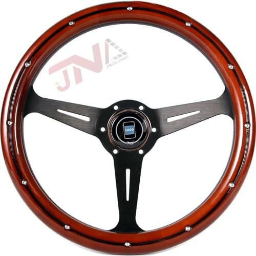 Real Wood Steering Wheel for Sport Game Steering Wheel Racing Car accessories