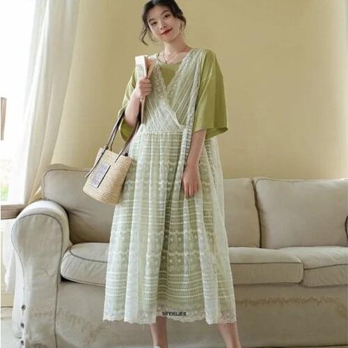 Size 7XL 150kg Modal Dress Women V Neck Short Sleeve Solid Color Casual Home Dress Soft Comfortable Plus Size Women Clothing