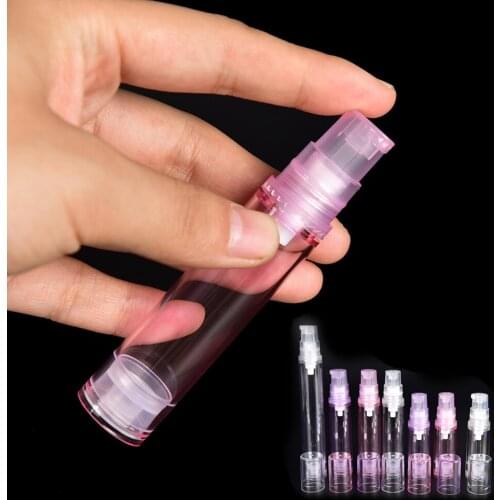 1pc 5/10/15ml Empty Airless Pump Bottles Cosmetic Lotion Container Travel Use
