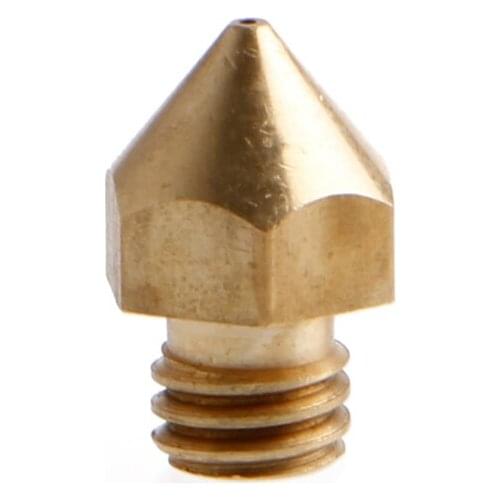 1PC 0.6mm Extruder Brass Nozzle Print Head For 1.75mm MK8 3D Printer Hot