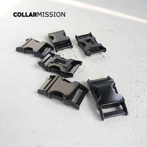 10pcs/lot Retailing metal curved side release buckle dog collar outdoor backpack bag 20mm DIY Paracord Hardware Parts CK20H