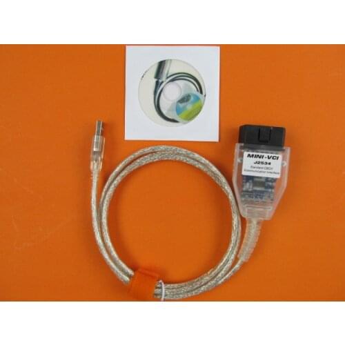 2019 New Arrival Single Cable Mini-VCI J2534 FOR T-OYOTA TIS Techstream V10.10.018 Diagnostic Cable MINI VCI Free Shipping