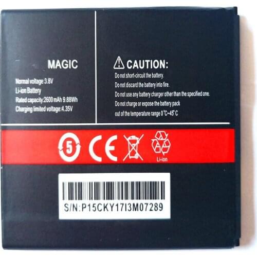 2600mAh Smartphone Replacement Battery For Cubot Magic Mobile Phone Black Battery Phone with phone stander