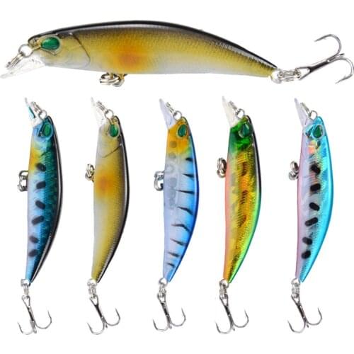 6.5cm 4.2g Minnow Fishing Lure Jerkbait Bait Perch Pesca Wobbler Mini Sinking Wobblers Fishing Lures Hard Deep Artificial Bait