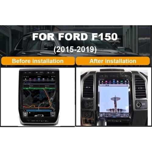 Android vertical screen car GPS navigation DVD Radio Player For-FORD F150 2015-2019 multimedia player head unit tape recorder