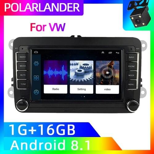 VW Polo Radio 2 Din 7'' Audio Mirror Link GPS Navi Car Stereo For Bora Golf Volkswagen Passat B6 B7 Touran MP5 Player Android 9