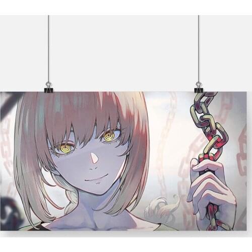 Chainsaw Man Makima anime Framed Wooden Frame canvas painting decor wall art pictures room study home decoration prints poster