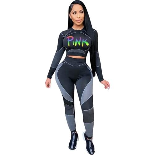 Seamless Women Yoga Set Workout Gym Long Sleeve Fitness Crop Top High Waist Leggings Printing Sport Clothing Suits