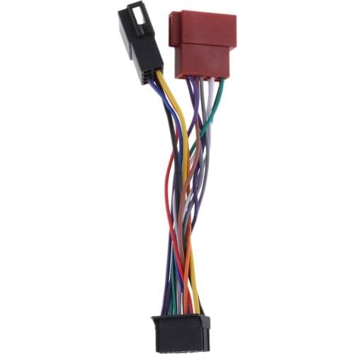 For Pioneer 2015 16Pin To ISO Wiring Loom Power Adaptor Radio Wire