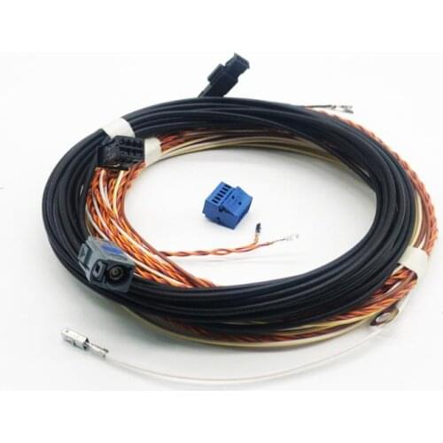 Rear View Reversing camera dynamic track positiont wiring harness For MQB Touran Tiguan Octavia superb Kodiak