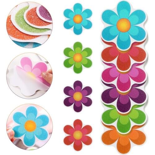 New Anti Slip Bathroom Sticker Cartoon Bathtub Sticker Bath Floor Strips Bathroom Tape Decals Non Slip Wall Sticker For Surfaces