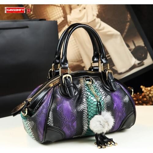 2020 New Luxury Fashion Leather Women Handbag Female Dumpling Bag Middle-aged Mother Bag Large Capacity Shoulder Messenger Bags