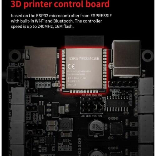 1 Set E4 V1.0 Wifi Control Board ESP32&TMC2209 with Bluetooth for 3D Printer