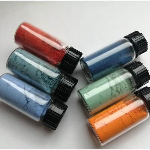 Natural mineral pigment powder for traditional Chinese painting, Oil painting, Mural, Japanese painting, various color,10g