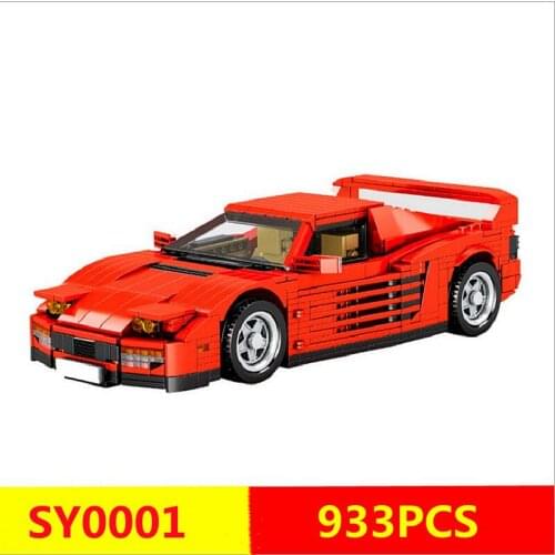 Buildmoc 933PCS Supercar Model Fit MOC-24335 Model Building Blocks DIY Bricks Education Toys for Kids Gifts Christmas Boys SY001