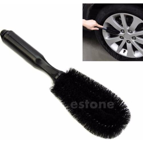 Car Vehicle Motorcycle Wheel Tire Rim Scrub Brush Washing Cleaning Tool Cleaner