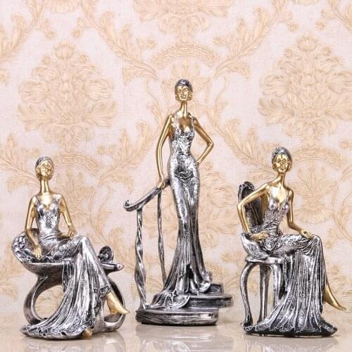 Nordic figures resin sculpture crafts beauty statue decorations wedding decoration bedroom living room home decoration gifts