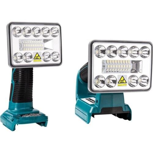 3 Inch 18V LED Flashlight Indoor Outdoors Spotlight Light For Makita DEWALT Milwaukee Bosch USB Outdoor work light