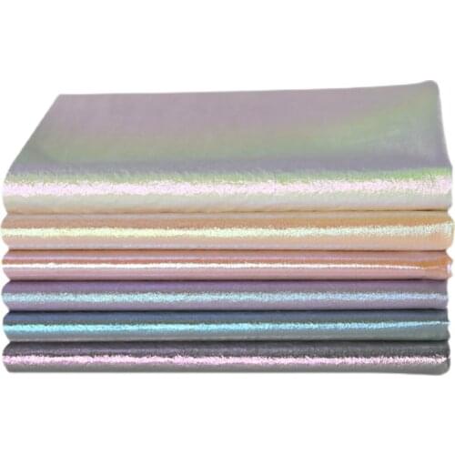 Symphony Fabric Gradient Laser Reflective Sewing Bright Reflective DIY Down Cloth for T-Shirts Costume Shiny Swimsuit Material