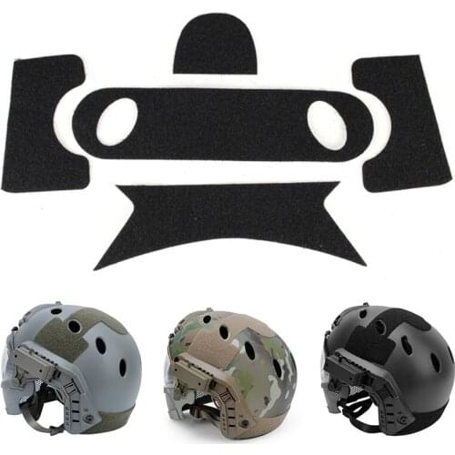 Tactical 5 Pieces Helmet Magic Sticker Outdoor Fast Helmet Cover Loop Fastener Sticky Hunting Accessories Paintball Equipment
