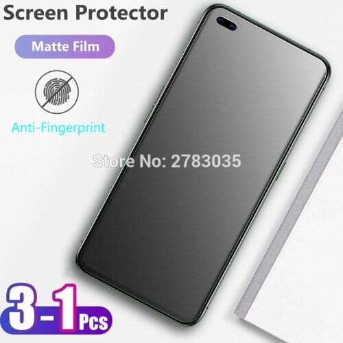 3 Pcs For OPPO Realme X50 X 50 5G 6.57" Full Cover Matte Real Soft Hydrogel Film No Fingerprint Frosted Game Screen Protector