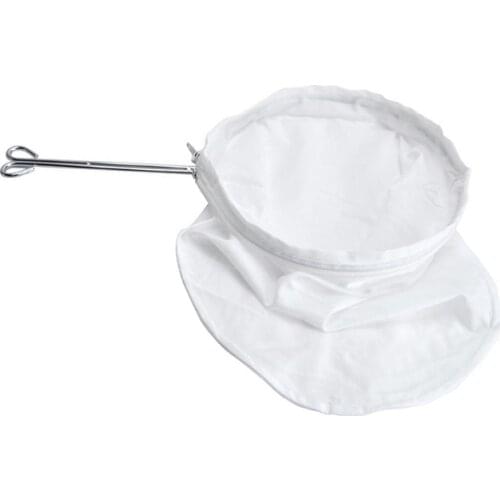1Set Filter Bags Replacement Coffee Tea Replacement Bags Steel Holder Reusable Breathable Cotton Cloth Filter Bag