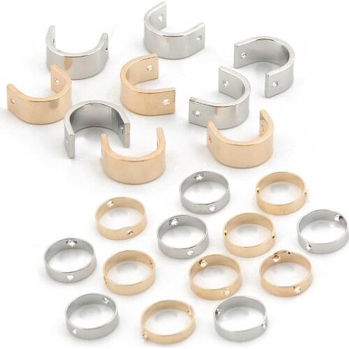 10pcs/20pcs Metal Charm Pendants for DIY Earring Fashion Jewelry Findings Making Handmade Jewelry Craft Copper Double Hole