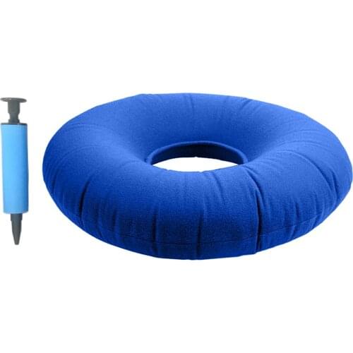 14 Inch Inflatable Seat Cushion, Air Chair Cushions Seat Breathable and Comfortable for Office Chair, Car, Wheelchair and Home