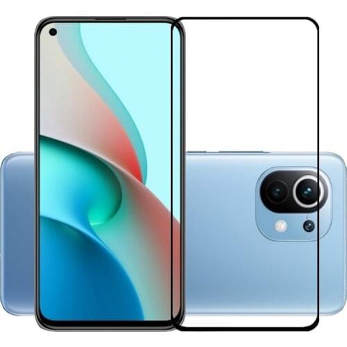2.5D 9H Premium Tempered Glass for Xiaomi Mi 11 10 9 8 Full Coverage Screen Protector Protective Film Xiaomi Mi 11 Lite