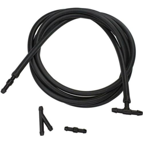 2M Hose Nozzle Pump Windshield Wiper With Connector ABS Plastic+Rubber Quality Durable