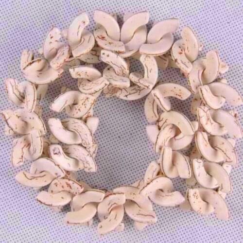 26x6MM White Howlite Loose Beads 16 Inch Jewelry Making C051