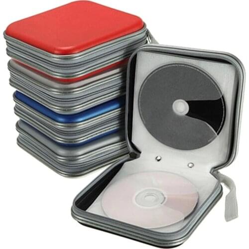 40 Disc C D DVD Wallet Holder Carry Case Organizer Carrying Bag Storage Box Multi-colors