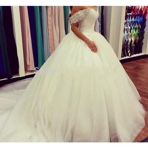 Elegant Plus Size Spring Wedding ball cap sleeve crystal Garden Met Gala Tulle Custom sweetheart Gowns Mother of Bride Dresses