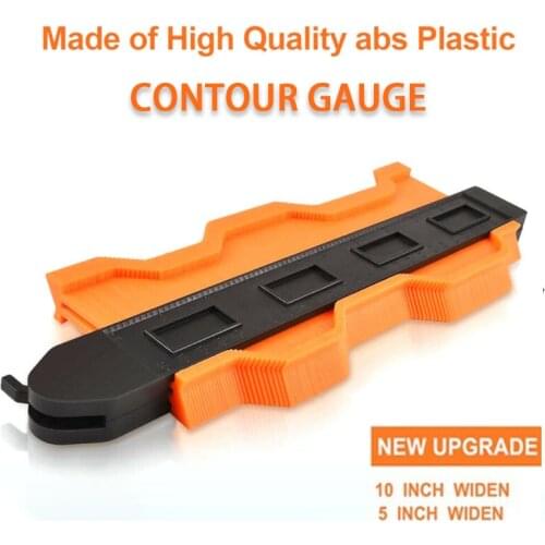 Contour Gauge Profile Duplicator Tool Alloy Edge Shaping Wood Measure Ruler Tiles Meethulp Gauge Upgrade Brand Lock Wider