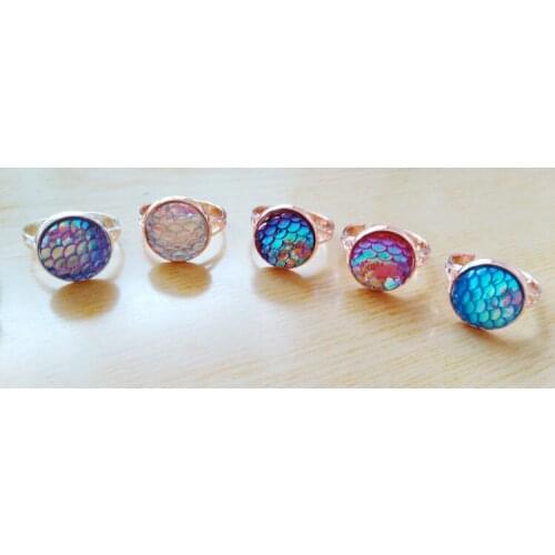 10pcs/lot 12mm Druzy Ring - Faux Druzy Ring- Blue Druzy - Pink Druzy - Glitter Rings - Sparkly Rings
