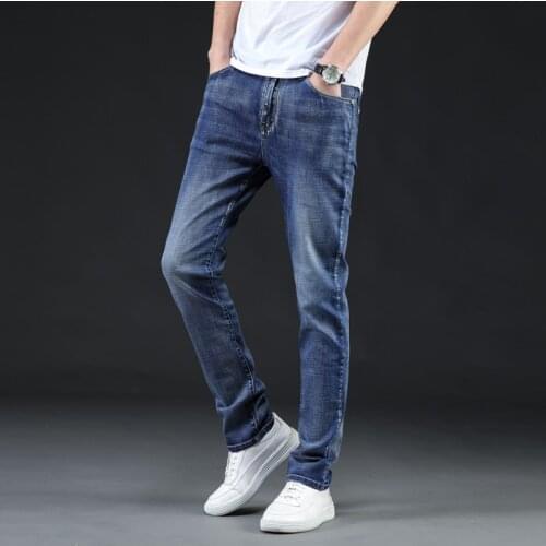 Icpans Gloria jeans Men Stretch Casual Mens Jeans Denim Summer Autumn Brand Clothes Jeans Long Trousers Big Size 42 44 46 New