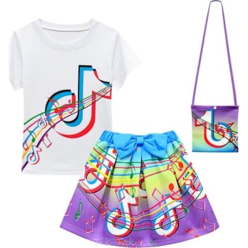 New Princess Dress For Baby Girls Cartoon Tik Tok Children Clothes Sets Fashion Party Dress For Girls Cute Baby Clothes