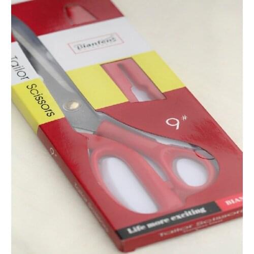 3pcs color tailor scissors stainless steel scissor 23cm with protection cover Embroidered DIY tools sewing free shipping NEW