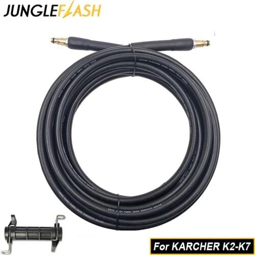 JUNGLEFLASH High Pressure Washer Hose Pipe Cord Car Washer Water Cleaning Extension Hose Water Hose For Karcher Pressure Cleaner