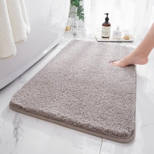 Nordic fluffy carpet rugs Slip-resistant bathroom mats Strong water absorption Foot pad For Home Living Room wc Bedside