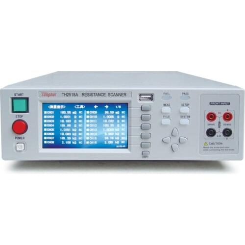 Tonghui TH2518A Multi-channel Resistance Tester 10uΩ-200kΩ Measuring Range