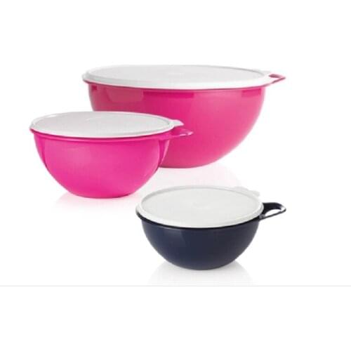Tupperware Mixing Series Storage and Preparation Kabı7.5 l, 4.5 l, 2.75 ml Maximilian Mixing Bowl, maxima Jumbo Bowl, Salad Bar