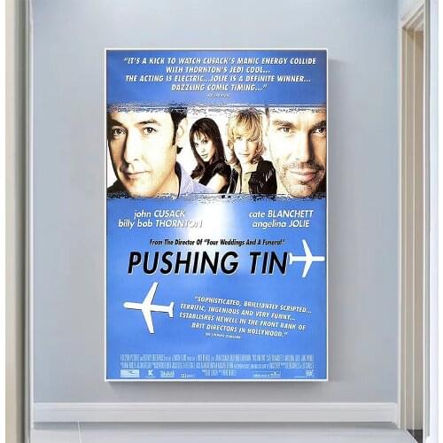 V0792 Pushing Tin Vintage Classic Movie Wall Silk Cloth HD Poster Art Home Decoration Gift