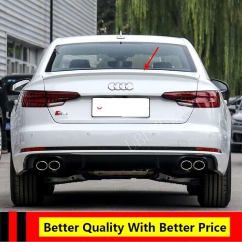 Rear trunk spoiler For Audi A4 B9 2017 2018 2019 2020 ABS material black or Unpainted primer color rear spoiler for Audi A4 B9