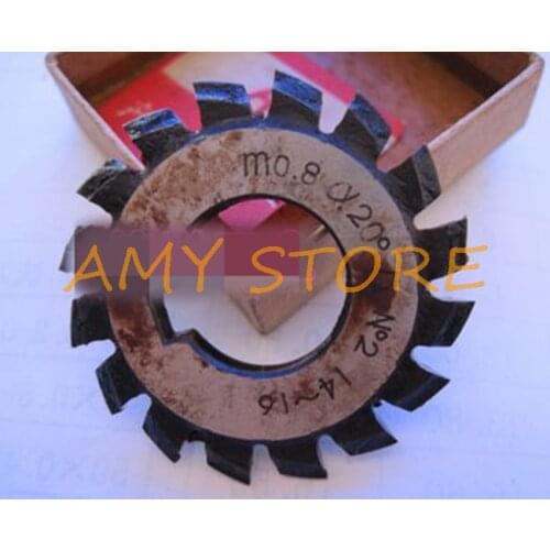 1PC Sold separately Module 0.8 PA20 Bore16 1#2#3#4#5#6#7#8# Involute Gear Cutters M0.8