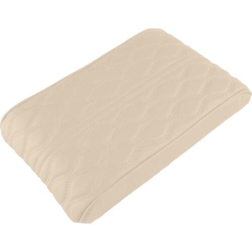 Car Center Console Cover Pad Stripe Memory Foam Car Vehicle Heightening Armrest Pillow Cushion Universal Fit For Most Car 4